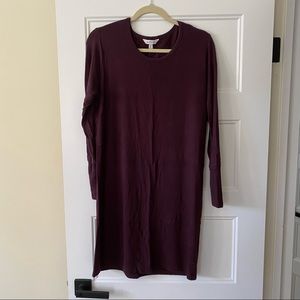 Athleta super soft eggplant sweatshirt dress
